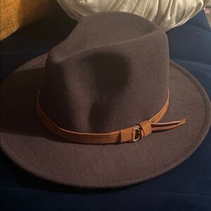 Women’s  Brown Fedora Hat